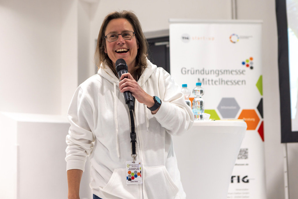 Sabine Glinke<br><b>Projektleitung Gründungsmesse<br>www.tig-gmbh.de</b>